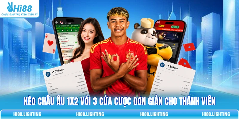 Khái Niệm Kèo Châu Âu 1X2 Là Gì? Cách Đọc Và Tính Kết Quả 2 Kèo châu Âu 1X2 với 3 cửa cược đơn giản cho thành viên